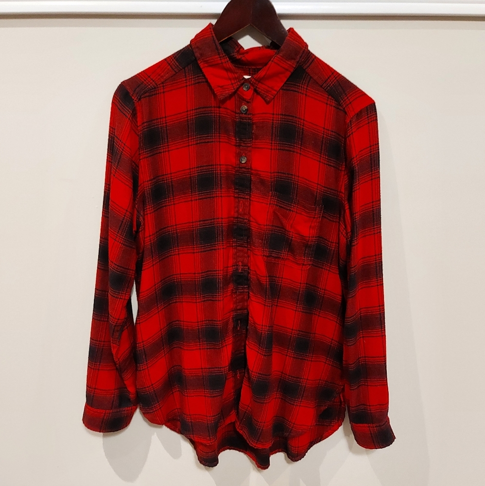 AEO Flannel Button-Up